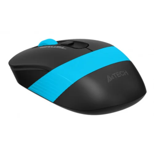 Мышь A4Tech Fstyler FG10S черный/синий оптическая (2000dpi) silent беспроводная USB для ноутбука (4but)